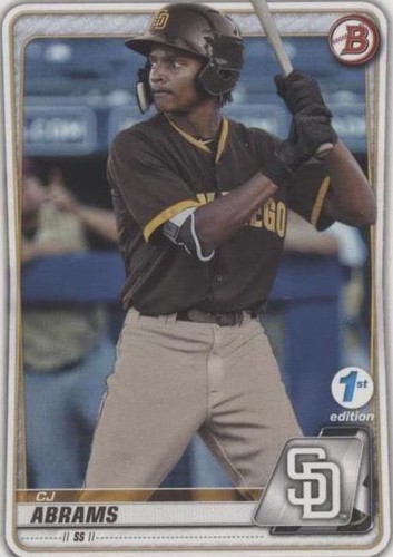 2020 Bowman 1st Edition - C.J. Abrams #BFE-62