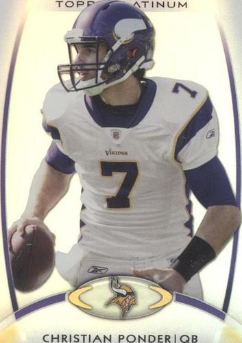 2012 Topps Platinum Christian Ponder #75