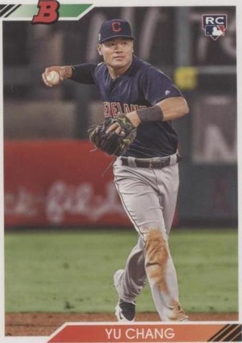 Yu chang 2020 Topps Series 2 Baseball Yu Chang RC #590 Gold Parallel