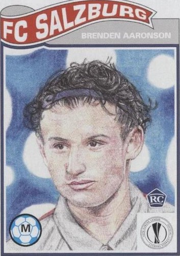 2021 Topps UCL Living Set Brenden Aaronson #299