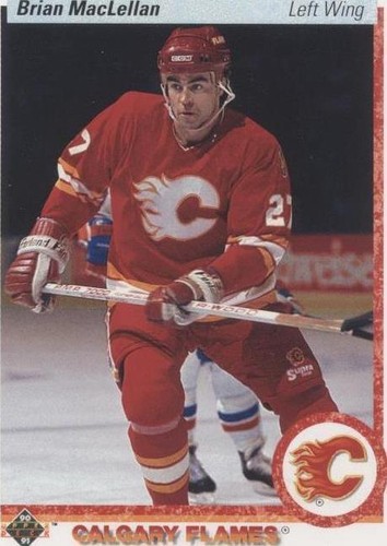 1990-91 Upper Deck - Brian MacLellan #372
