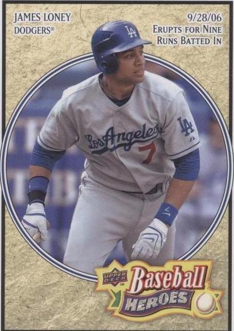 2008 Upper Deck Baseball Heroes - James Loney #89