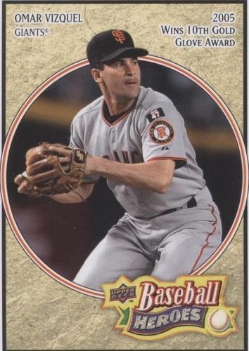 2008 Upper Deck Baseball Heroes - Omar Vizquel #151