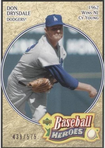 2005 Upper Deck Baseball Heroes - Don Drysdale #111
