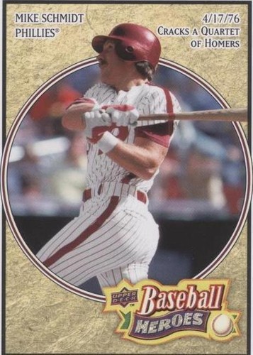 2008 Upper Deck Baseball Heroes - Mike Schmidt #138