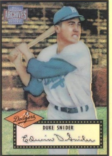 2001 Topps Archives Reserve - Duke Snider #99