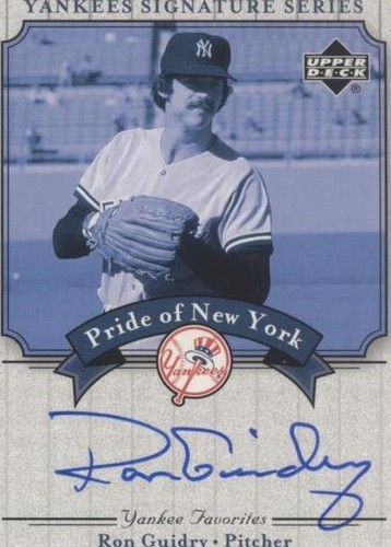 2003 Upper Deck Yankees Signature Series - Ron Guidry #PN-RG