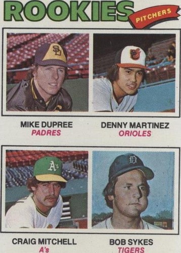 1977 Topps - Bob Sykes Craig Mitchell Dennis Martinez #491