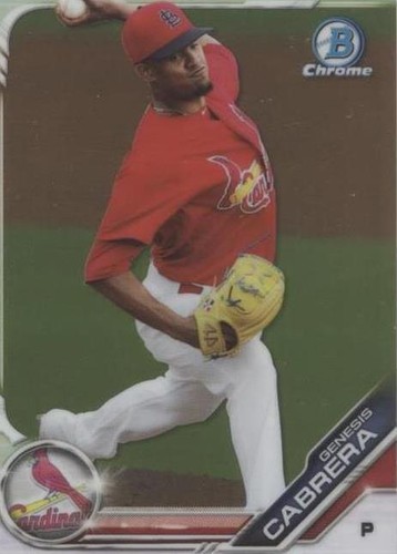 2019 Bowman Chrome - Genesis Cabrera #BCP-187