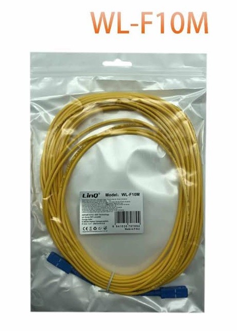 Cavo In Fibra Ottica Od 3.0mm Lunghezza 10 Metri Linq WL-F10M