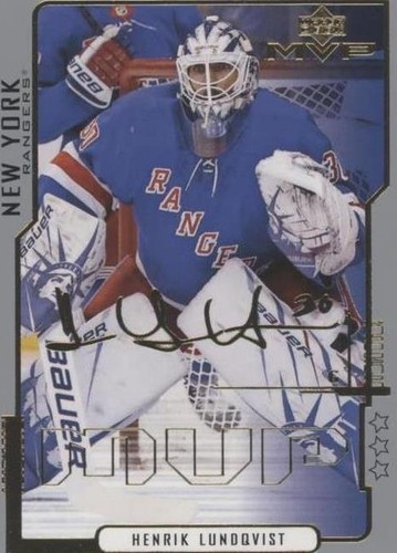 2020-21 Upper Deck MVP - Henrik Lundqvist #10