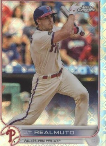 2022 Topps Chrome Logofractor Edition - J.T. Realmuto #108