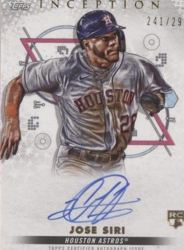 2022 Topps Inception - Jose Siri #BRES-JSI