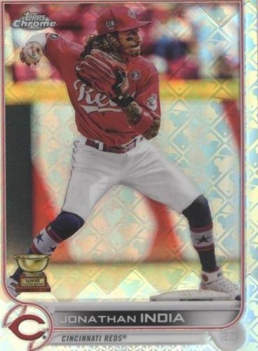 2022 Topps Chrome Logofractor Edition - Jonathan India #102