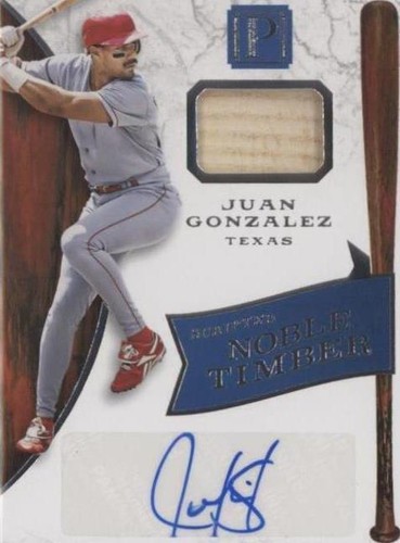 2016 Panini Pantheon - Juan González #SNT-JG