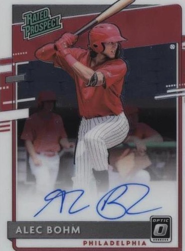 2020 Panini Donruss Optic - Alec Bohm #RPS-AB