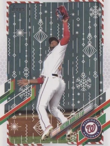 2021 Topps Holiday - Victor Robles #HW32