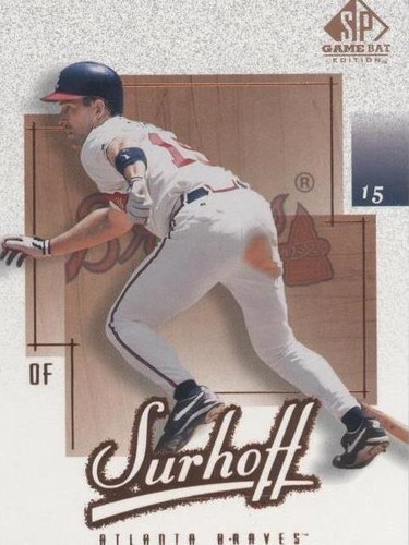 2001 SP Game Bat Edition - B.J. Surhoff #50