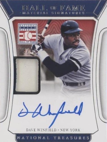 2022 Panini National Treasures - Dave Winfield #HOFMS-DW