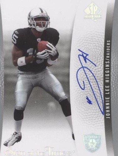 2007 SP Authentic Johnnie Lee Higgins #SOTT-JH