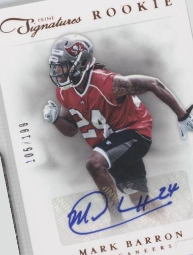 2012 Panini Prime Signatures Mark Barron #207