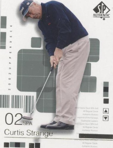 2002 SP Authentic - Curtis Strange #18SPA
