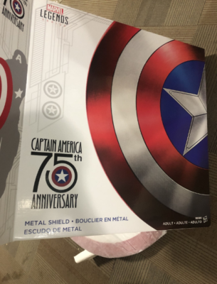 Marvel legends captain america hotsell 75th anniversary metal shield uk