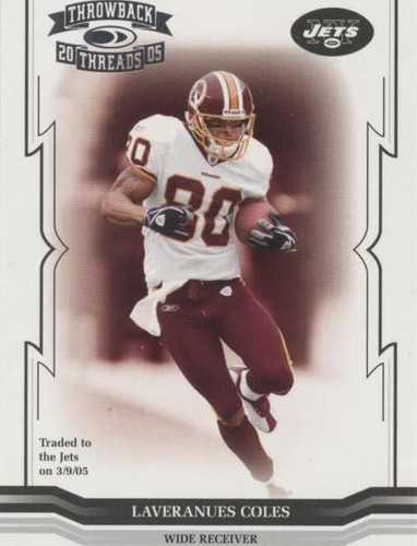 2005 Donruss Throwback Threads Laveranues Coles #149