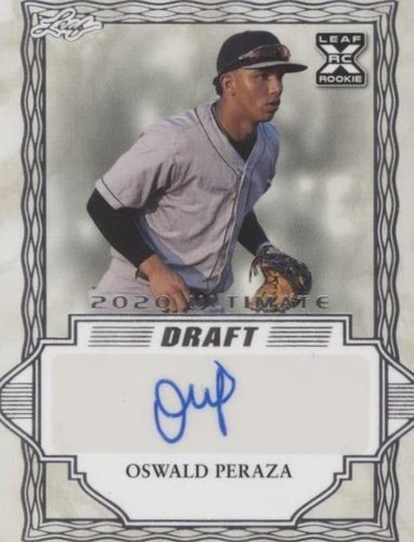 2020 Leaf Ultimate Draft - Oswald Peraza #BA-OP1