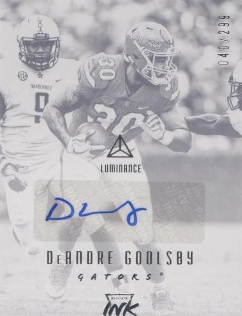 2018 Panini Luminance DeAndre Goolsby #RI-DEG
