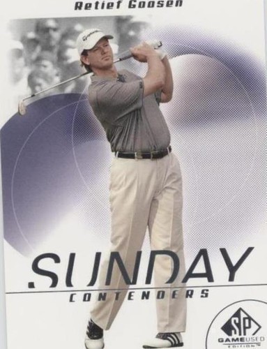 2002 SP Game Used Edition - Retief Goosen #52