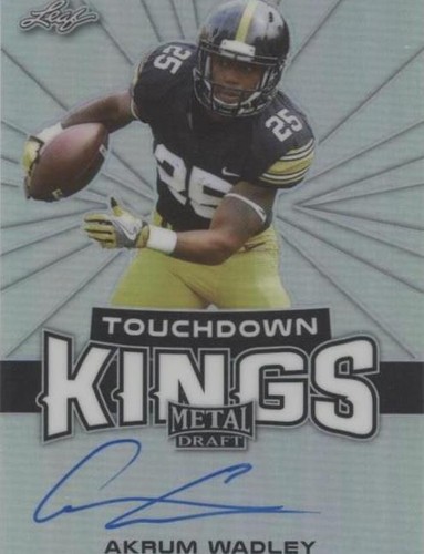 2018 Leaf Metal Draft Akrum Wadley #TK-AW1