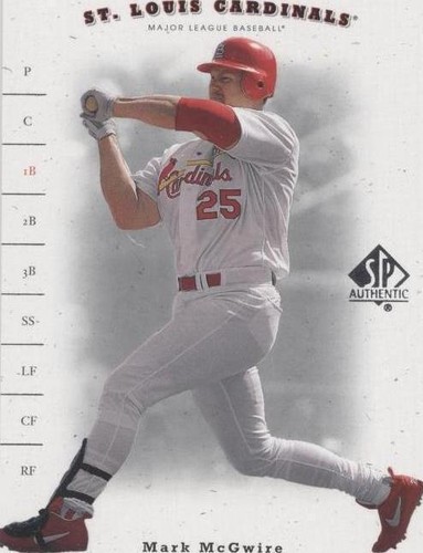 2001 SP Authentic - Mark McGwire #51