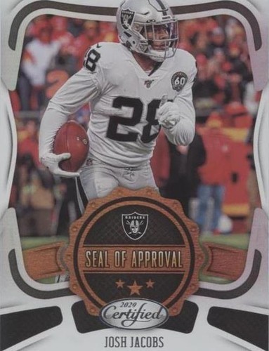 2020 Panini Certified Josh Jacobs #SA-JJ