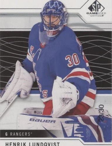 2018-19 Upper Deck SP Game Used - Henrik Lundqvist #25
