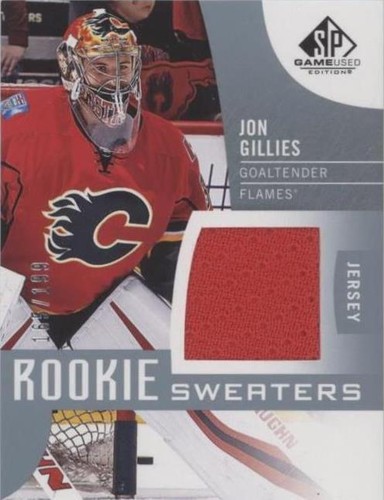 2017-18 SP Game Used - Jon Gillies #RS-JG