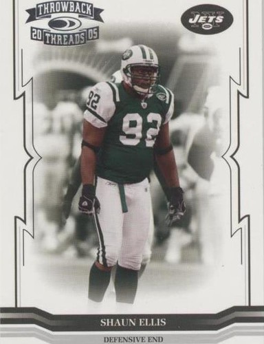 2005 Donruss Throwback Threads Shaun Ellis #105
