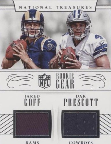 2016 Panini National Treasures Dak Prescott Jared Goff #15