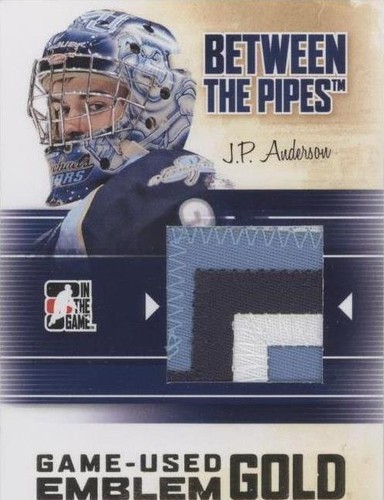 2010-11 In the Game Between the Pipes - J.P. Anderson #M-34