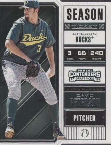 2018 Panini Contenders Draft Picks - David Peterson #13