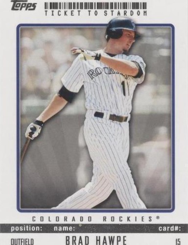 2009 Topps Ticket To Stardom - Brad Hawpe #15