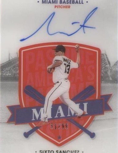 2021 Panini Chronicles - Sixto Sanchez #AP-SS