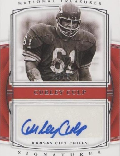 2019 Panini National Treasures Curley Culp #S-CC