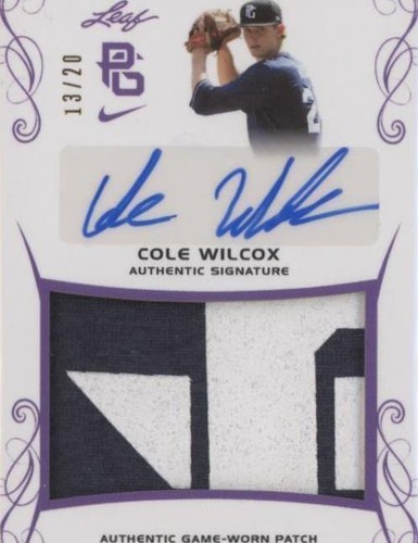 2017 Leaf Perfect Game National Showcase - Cole Wilcox #PA-CW3