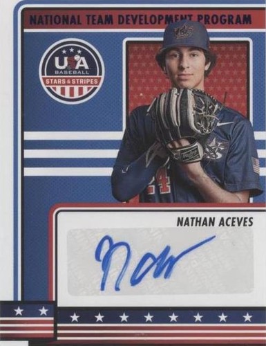 2023 Panini USA Baseball Stars & Stripes - Nathan Aceves #NTDP-NA