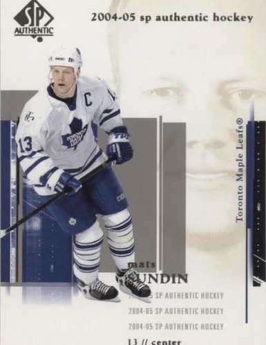 2004-05 SP Authentic - Mats Sundin #85