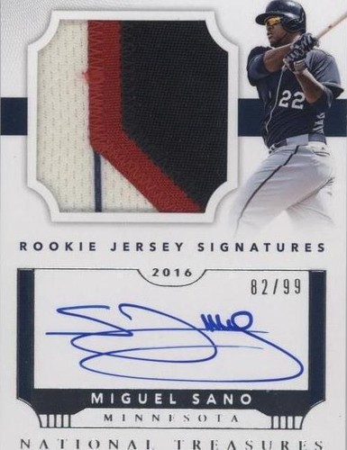 2016 Panini National Treasures - Miguel Sanó #RJSV-MS