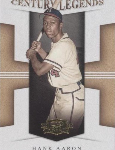 2008 Donruss Threads - Hank Aaron #CL-3