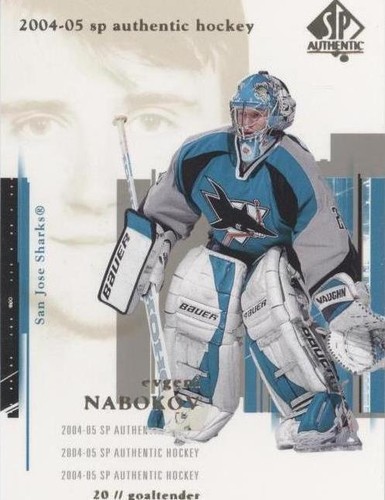 2004-05 SP Authentic - Evgeni Nabokov #74
