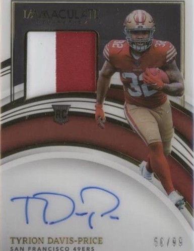 2022 Panini Immaculate Collection Tyrion Davis-Price #127